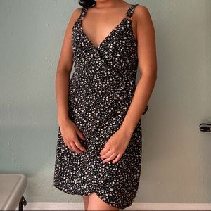 Revamped Black floral dress